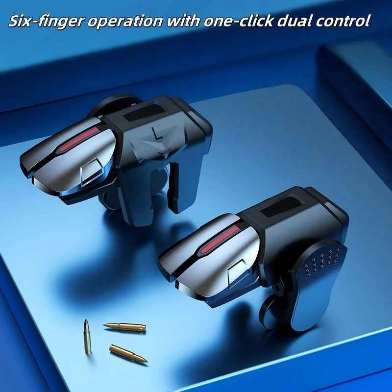 The G21 mobile game trigger is an ergonomic retractable gamepad with auxiliary buttons and mechanical buttons for mobile games