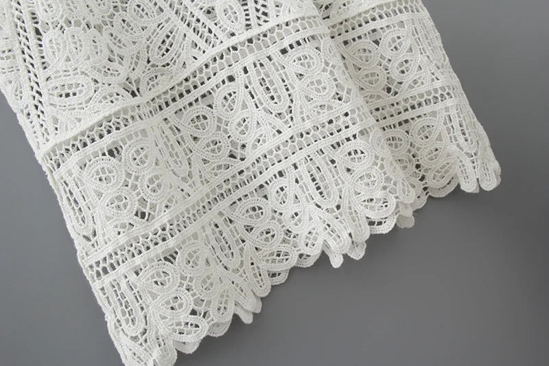 Cotton Crochet Tank Top Sexy Knitted Hollow Out Vest Crop Top Women Femme Vintage Backless Camisole Female 2026 Summer Clothes