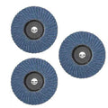 75mm 3 pouces disques à lamelles abrasifs roues de ponçage pour meuleuse d'angle métal bois outils  polissage accessoires disque