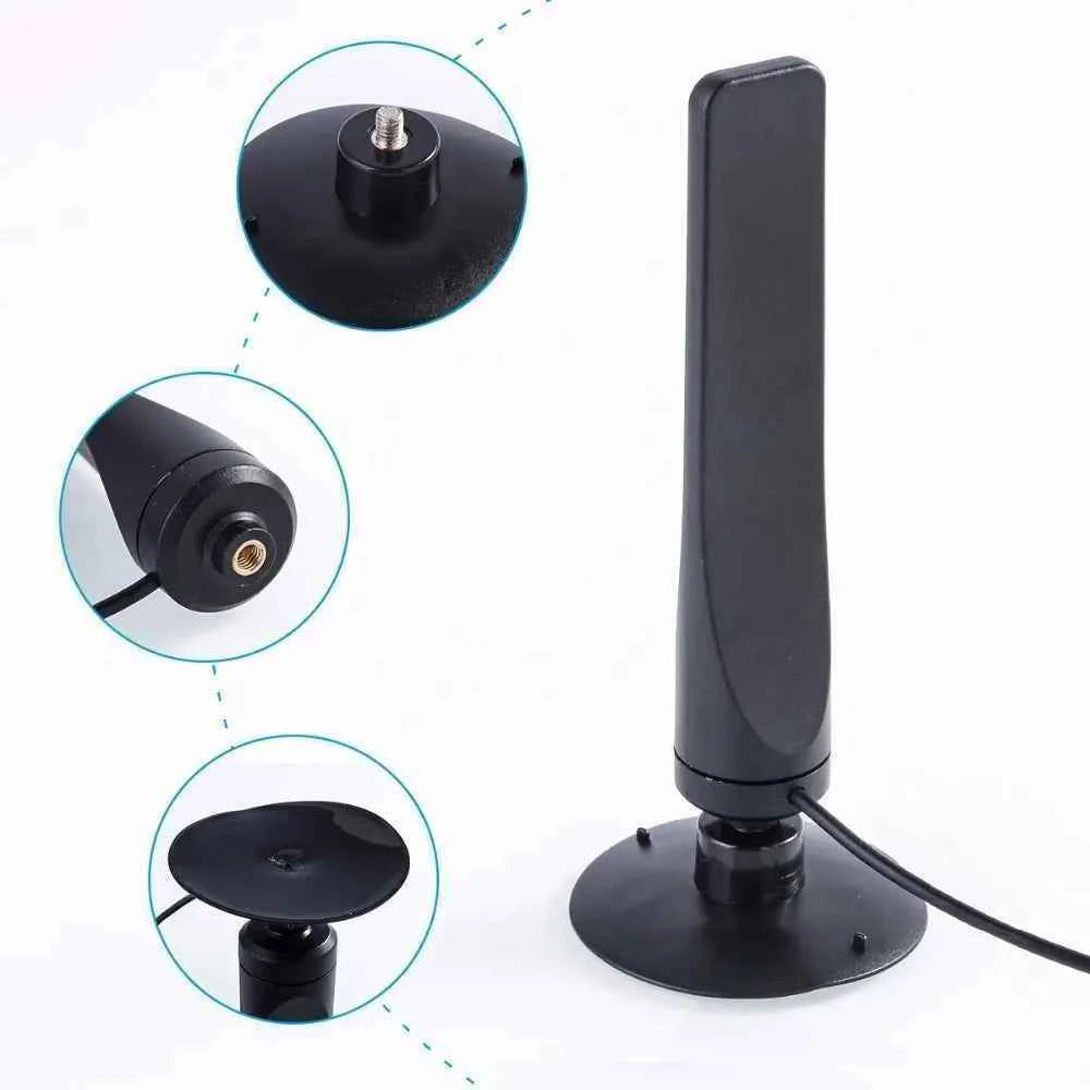 4K New Digital Tv Antenna Receiver Indoor and Outdoor High-Definition Digital Terrestrial Wave Hdtv Tv Antenna Supports Multiple National Tv Standards