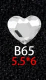100PCS B41-80 Flat Bottom Special-Shaped Drill  Crystal Sleek Rhinestone 3D Manicure Nail Art Decoration Charms Jewelry