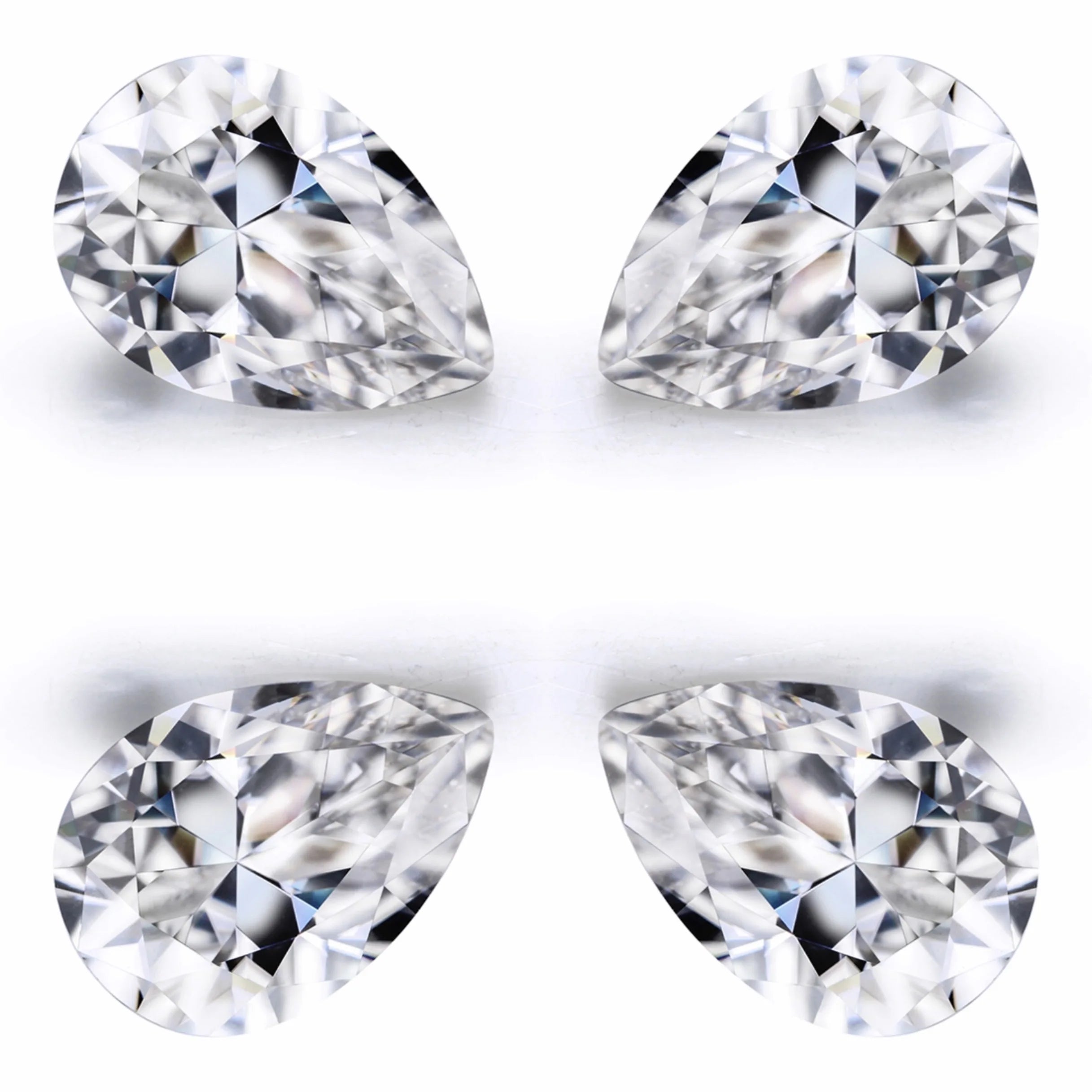 High Quality 1.75 Carat Lab Grown Pear Cut Diamond E F Color VVS1 & VS2 Clarity Certified by IGI Loose Diamonds
