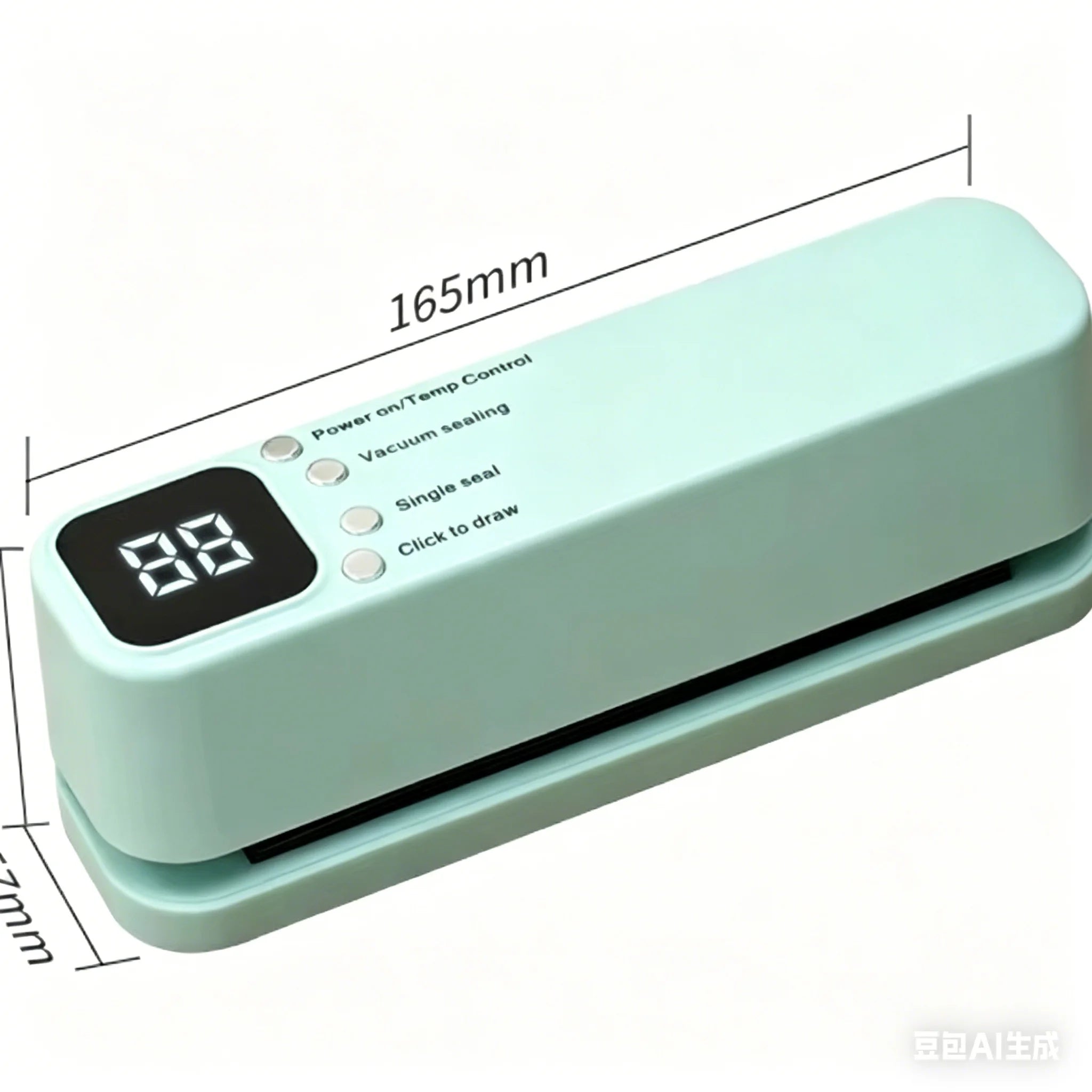 HOMEFISH Mini Wireless Rechargeable Vacuum Sealing Machine Household Food Bag Plastic Sealing Kitchen Packaging Device