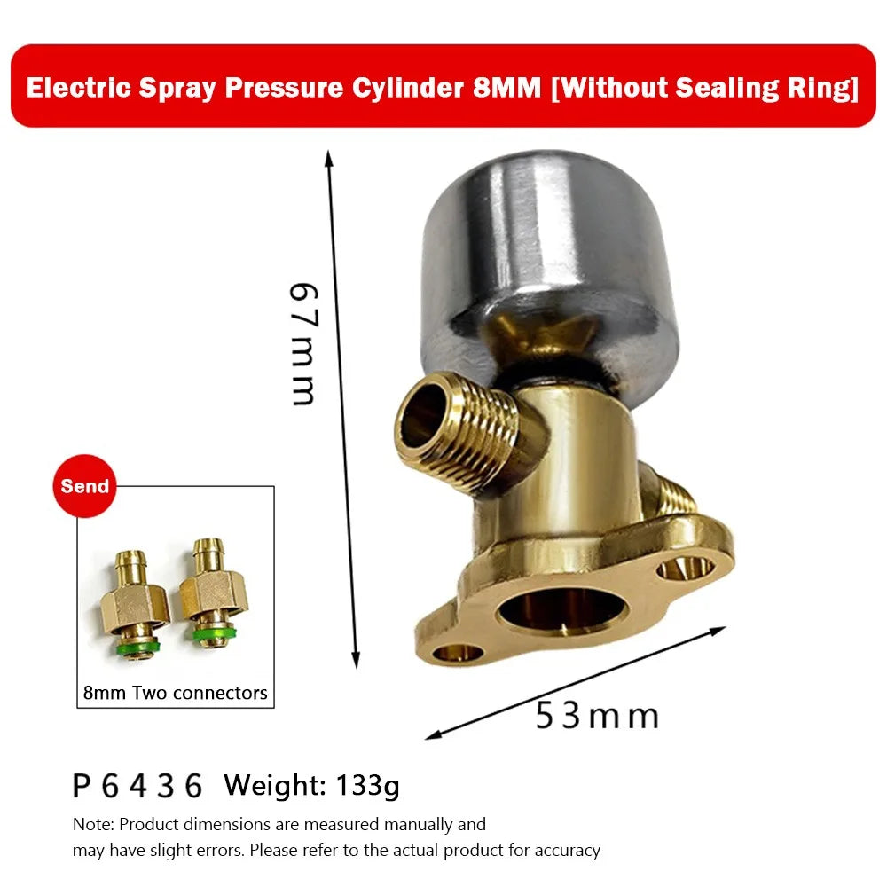 Removable Sprayer Pressure Cylinder Full Copper High Pressure Electric Sprayer Air Tank Corrosion-Resistant Booster Pressure