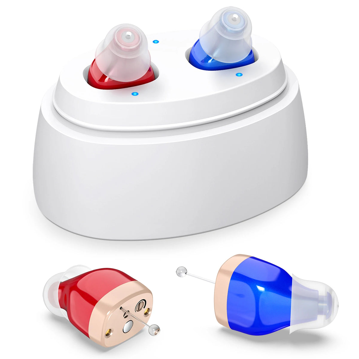 Rechargeable In-Ear Hearing Aids – Noise Reduction Sound