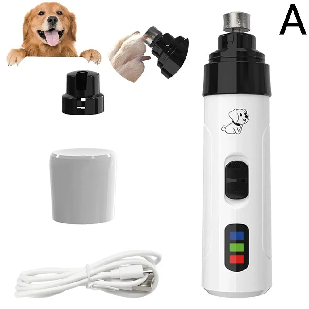 Dog Nail Trimmer Electric Dog Nail Grinder Puppy Cat Nail Clippers Professional Pet Grooming Gadget Diamond Bit Replacement Head
