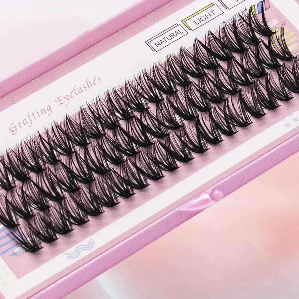 10 Boxes 40D 9-14mm C Curl Wholesale Individual Lashes Makeup False Eyelashes Extension Faux Mink Wispy Eyelash Tool Diy