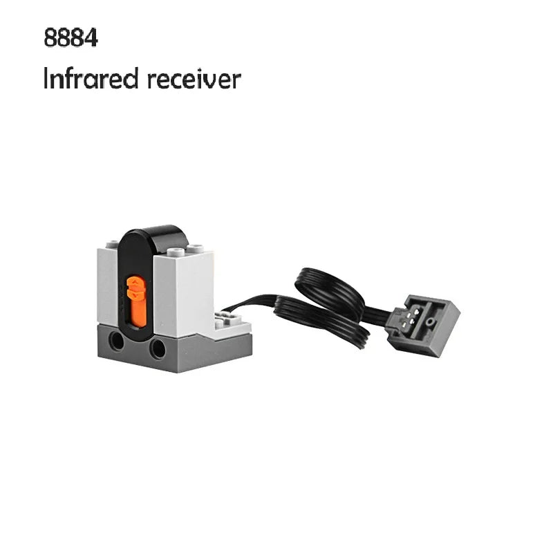 Power Functions Technical Parts Building Blocks Moc Motor PF Model Technik Servo RC Car Train Construction Bricks 8882 8883 4 5