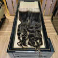 100% Unprocessed Cuticle Aligned Raw Virgin Remy Hair Closures 4X4-7X7 South Indian Temple 12a Grade