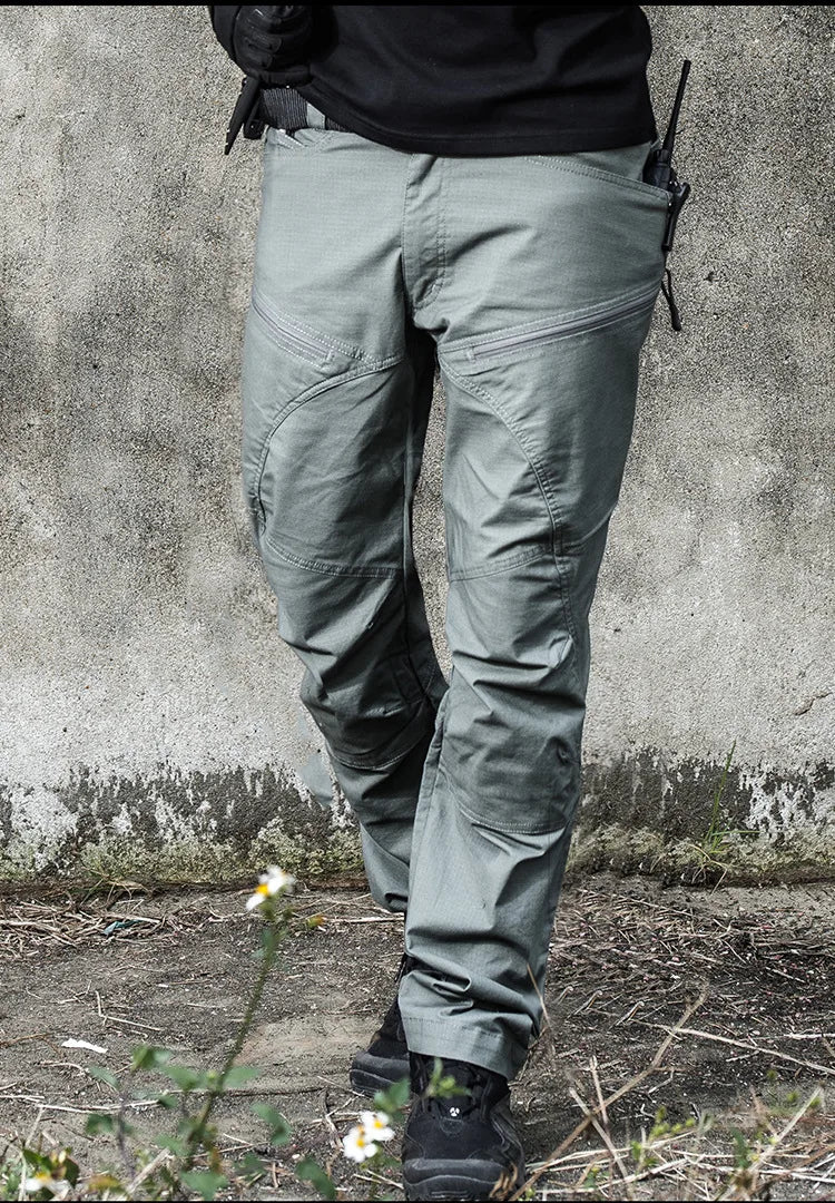High Quality Men's Tactical Pants Arisoft Waterproof Multiple Pockets Cargo Pant Men Clothing Tooling Trousers A2F311