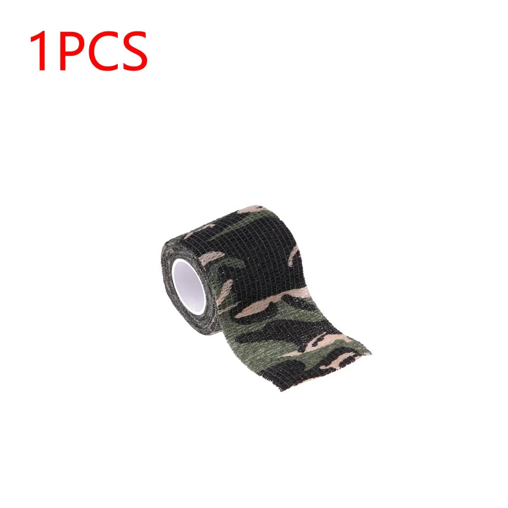 Camouflage Invisible Tape Camo Form Self Cling Camo Hunting Rifle Fabric Tape Wrap Camouflage Tape Outdoor Camping Accessories