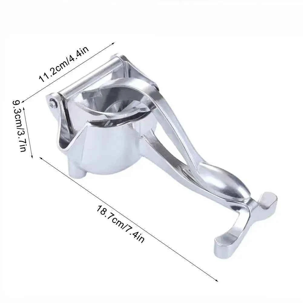 Fruit Juice Squeezer Heavy-Duty Metal Easy Manual Citrus Press Juicer Ergonomic Handle Durable Lemon Squeezer for Fresh Juice