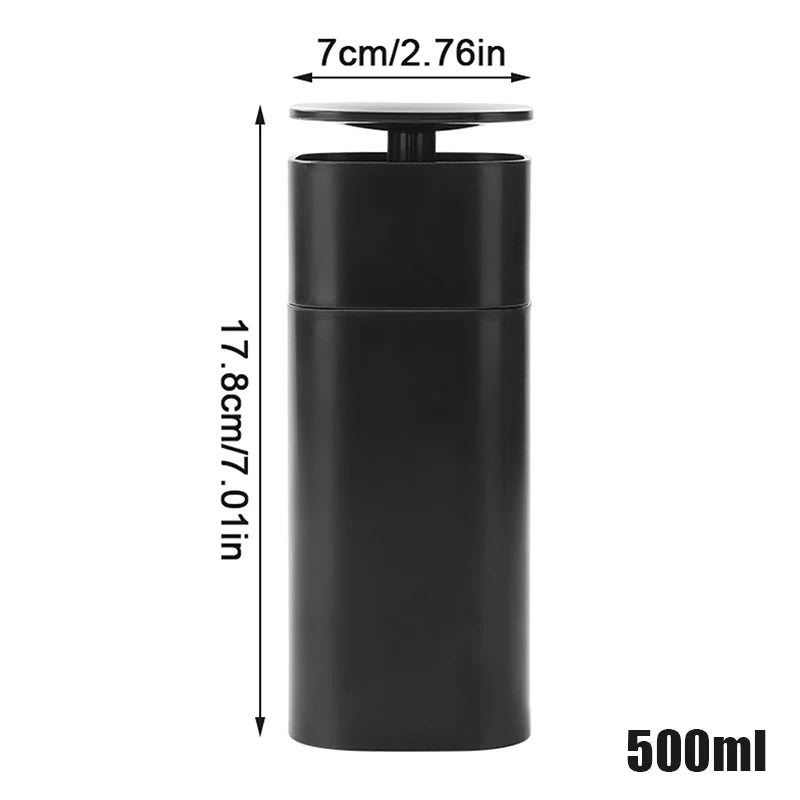 1pc 250/500ML Makeup Remover Detergent Bottle Empty Press Pump Dispenser Plastic Nail Polish Removers Cleaner Portable Care Tool