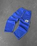 Y2K Retro Straight Pants Tracksuit Streetwear Pants Personalized Pant Leg Zipper Embroidery  Hip Hop Casual Joggers Men Pants