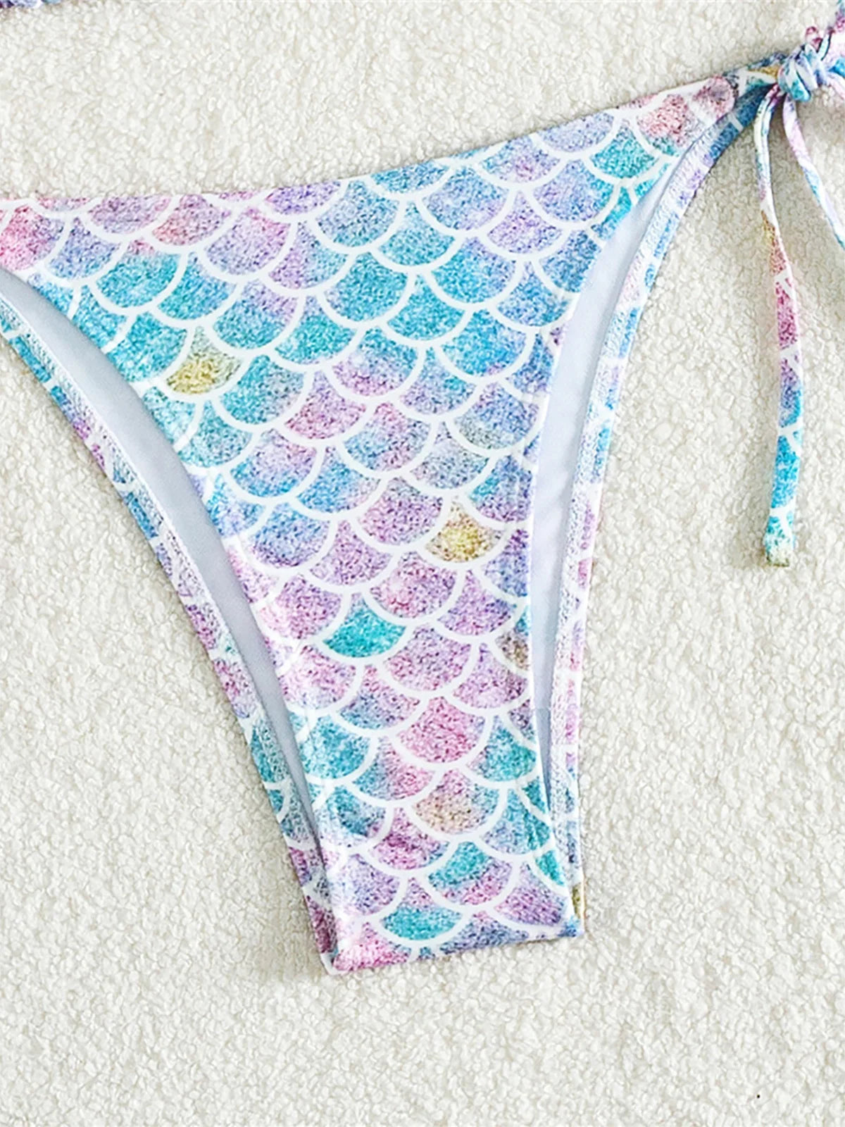 XS - L Printed Halter High Leg Cut Bikini Women Swimwear Female Swimsuit Two-pieces Bikini set Bather Bathing Suit Swim K5302