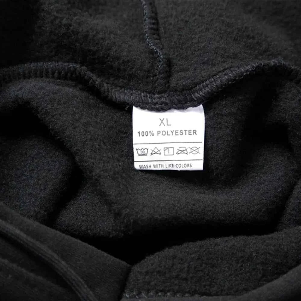 PARIS Letter Print Sweatshirt Suit Men's Fleece Hoodie Pants Set Spring Autumn Winter Warm Casual Sports Pullover Trousers Sets