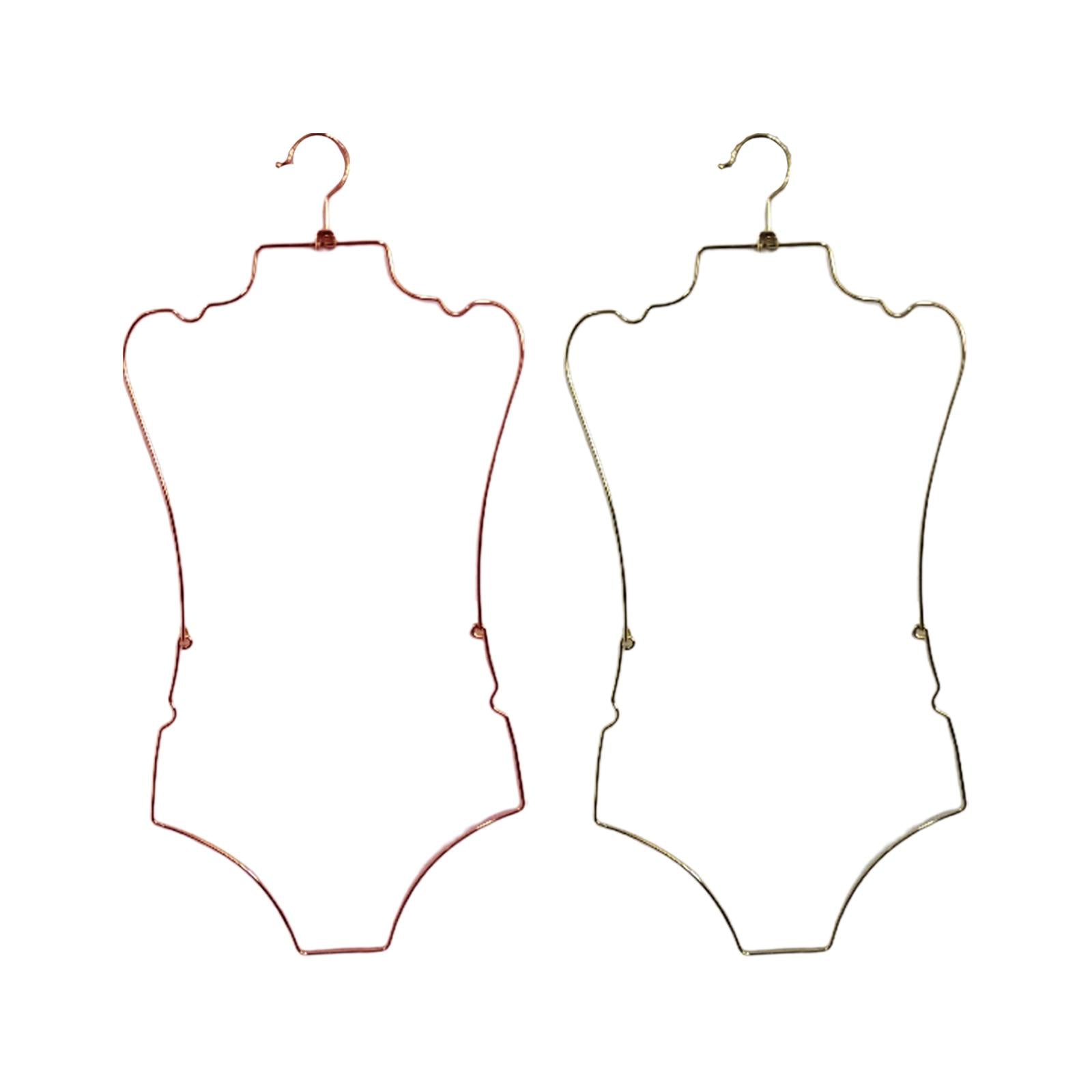 Body Shape Lingerie Hanger Foldable Durable Closet Organizer Swimsuit Hanger for Closet for Stores Boutiques Show Window Bedroom