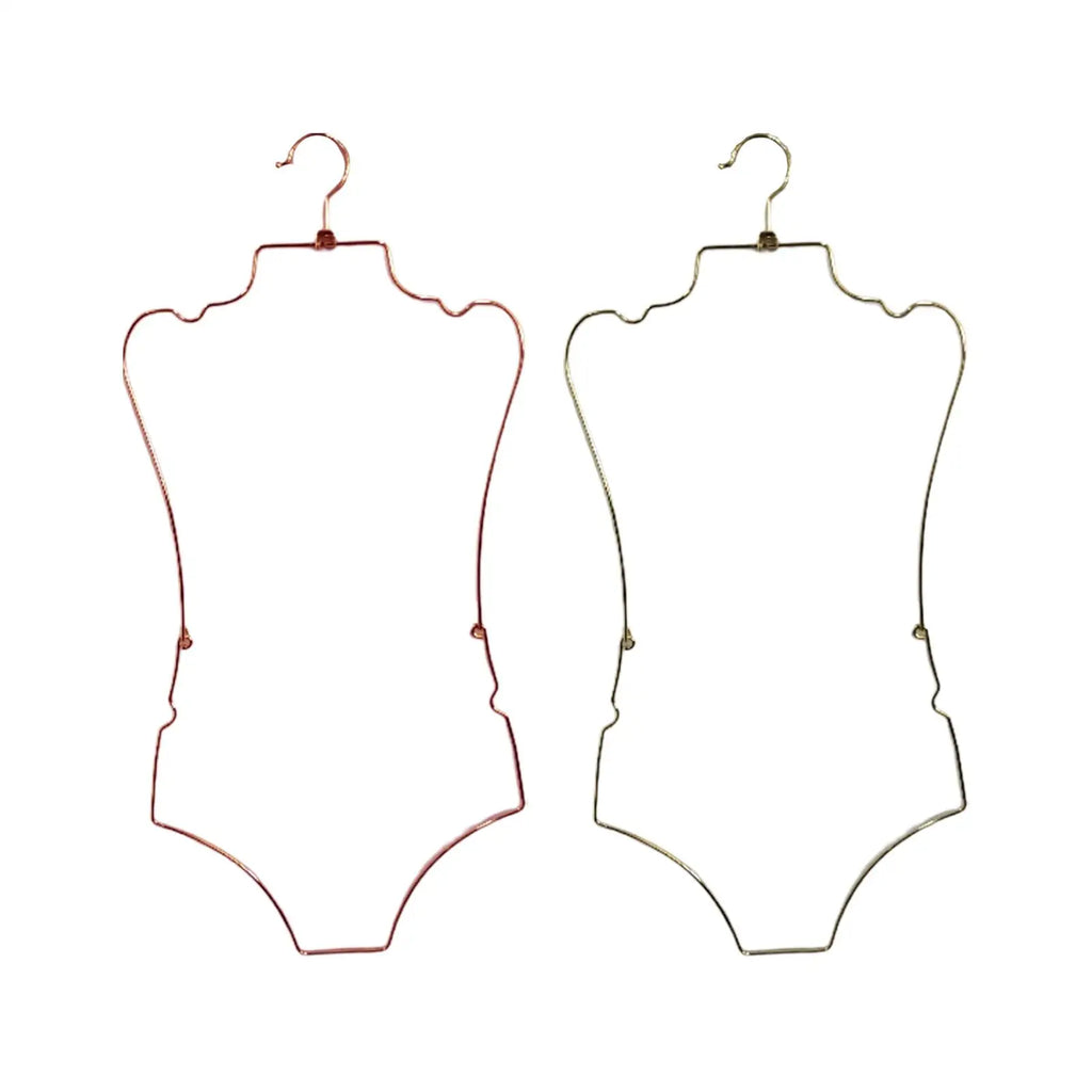 Body Shape Lingerie Hanger Foldable Durable Closet Organizer Swimsuit Hanger for Closet for Stores Boutiques Show Window Bedroom