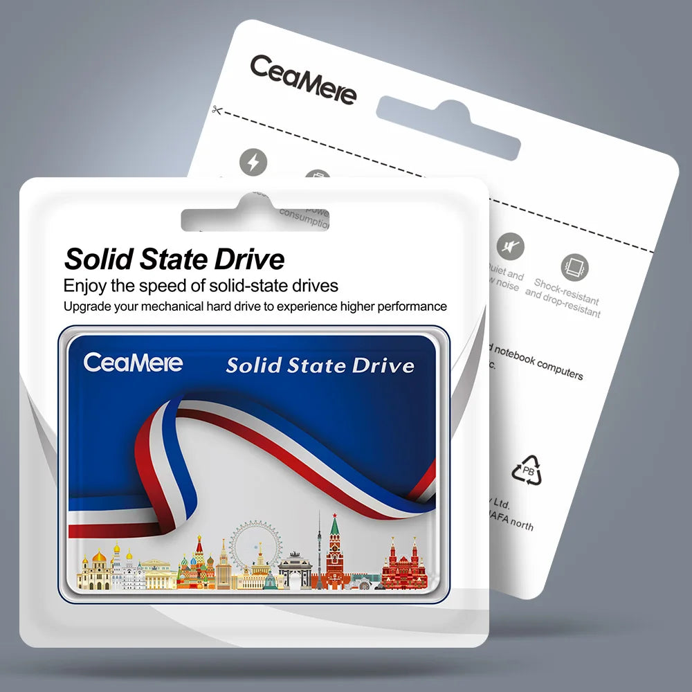 CeaMere Sata Ssd 5-20PCS 120GB 2.5 2.5 Solid State Drive 128GB 256GB 480GB Used for notebook computers and desktop computers