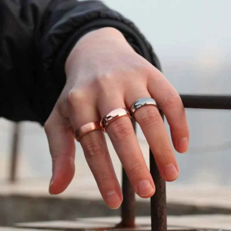 Magnetic Anti Snoring Device Ring Therapy Acupressure Against Finger Ring Anti Snore Sleep Aid for Snoring Treatment