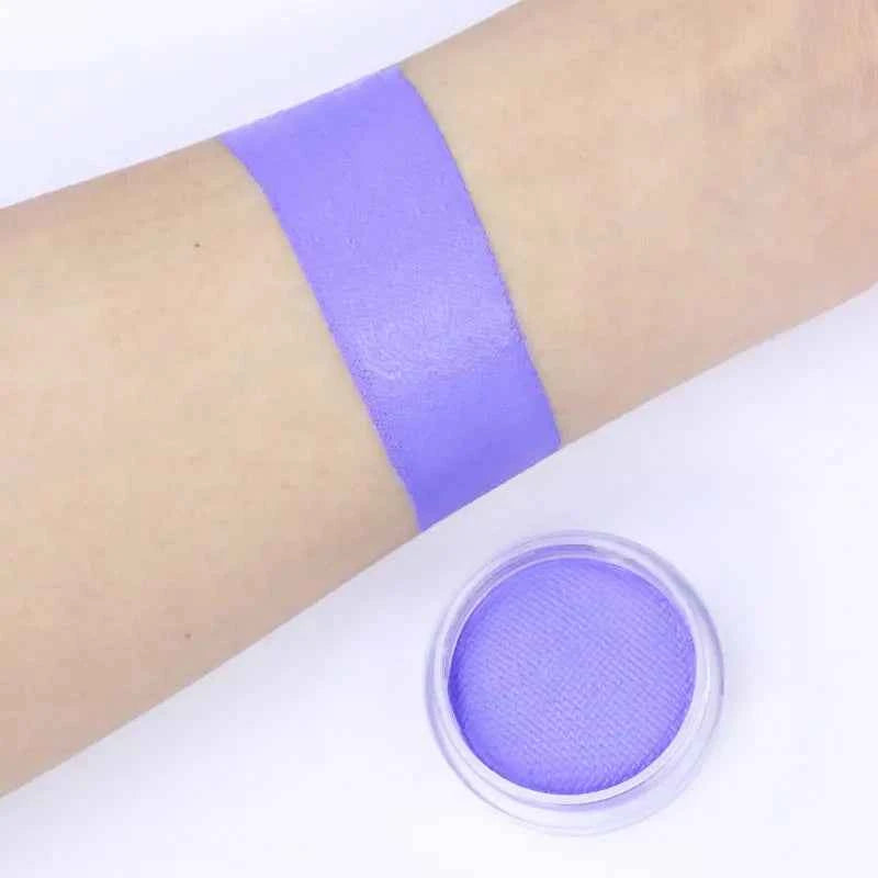 2025New 30g/pc Purple and Blue Water Based Face And Body Painting Non-toxic Professional Makeup Pigment For Halloween Costume