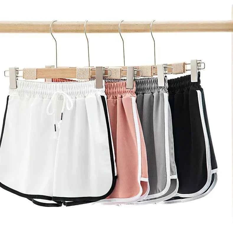 Elastic Shorts for Women Loose Fitting Quick Drying Summer Thin Running Fitness Leisure and Anti External Wear Instagram