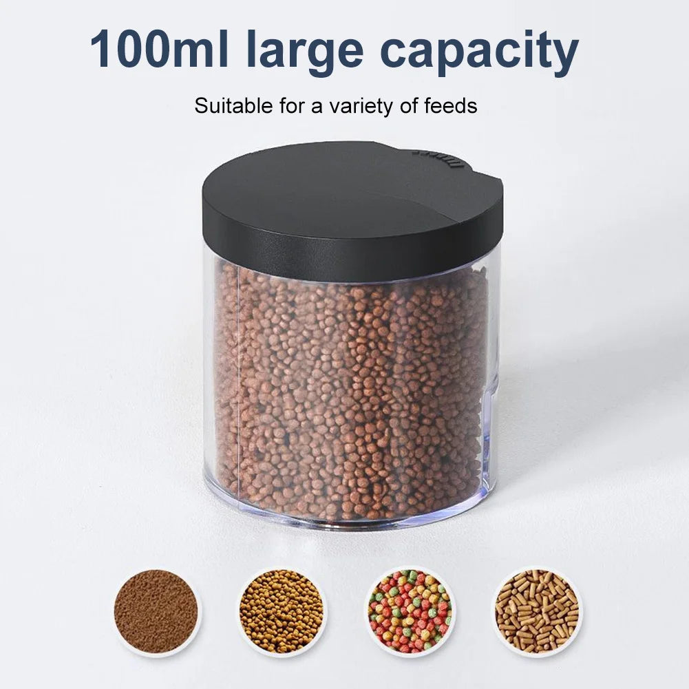 100ml Multifunctional Automatic Fish Feeder for Aquarium Capacity Auto Fish Feeders Auto Fish Food Dispenser for Auto Feeder