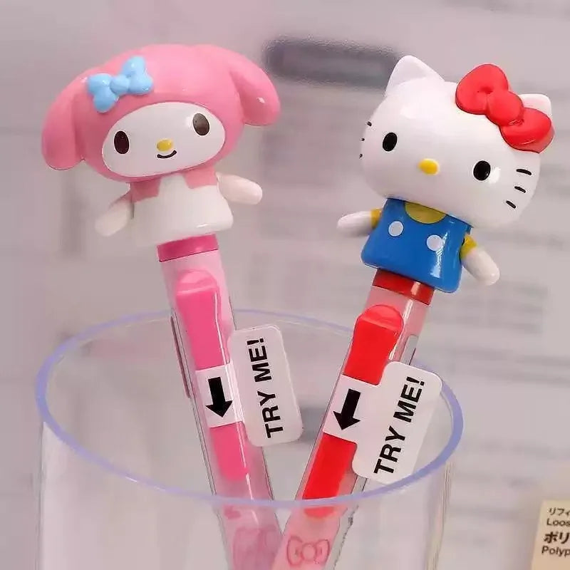 Sanrio Cartoon Peripheral Ballpoint Pen, Cute and Creative Cartoon Design, Suitable for Back to School Season Essential
