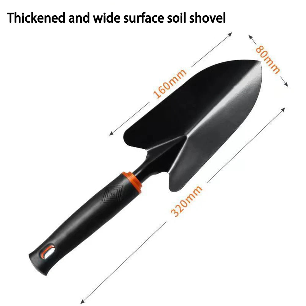 Home Gardening Tools Set. Modern Gardening Tools Set. Light Weight Two-end Hoe Five Teeth Rake Shovel Outdoor