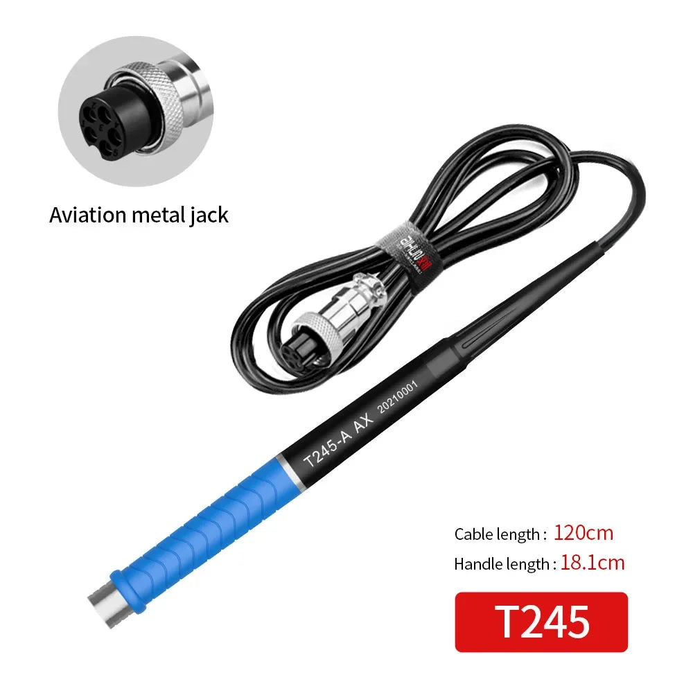 Aixun T245 210 115 T12 Soldering Station Handle For I2C SuGon Tuoer C210 C115 C210 Universal Handle Tools Assembly Tools