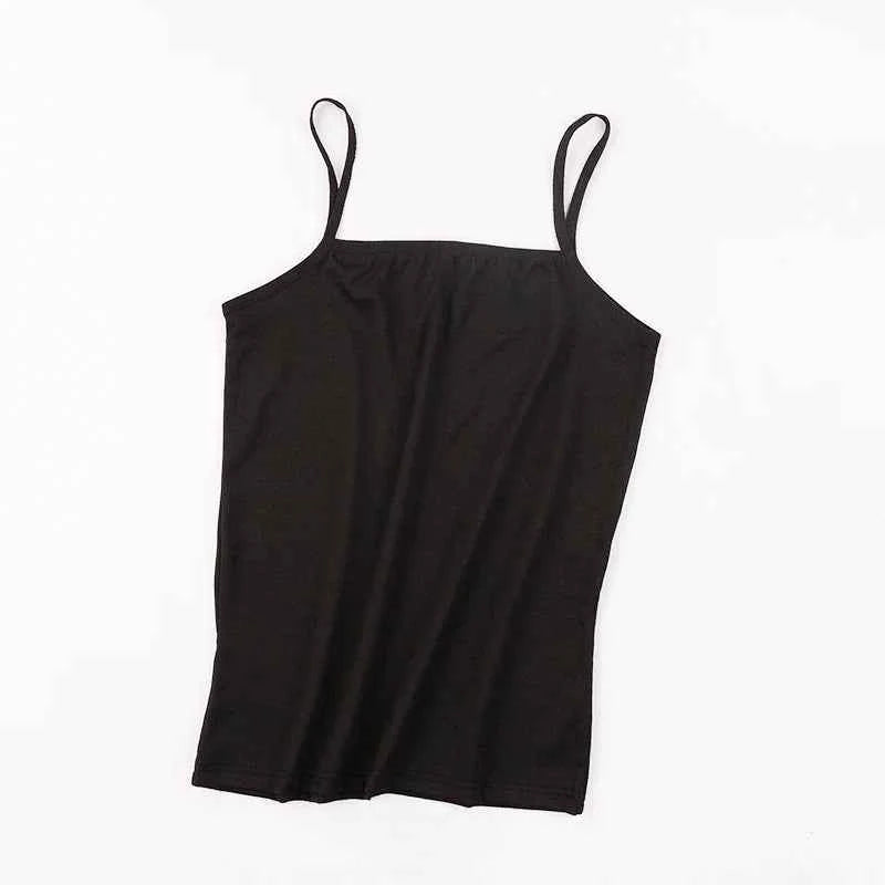 Summer Sexy Camisoles Women Crop Top Sleeveless Shirt Sexy Slim Lady Bralette Tops Strap Skinny Vest Camisole Base Vest Tops