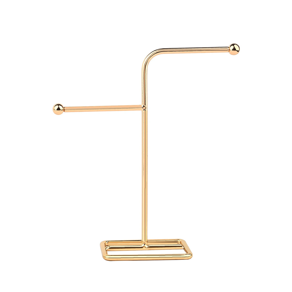 High Quality Jewelry Organizer Shelf Metal Earring Storage Rack DIY Jewelry Organizer Holder Pendants Necklace Display Stand