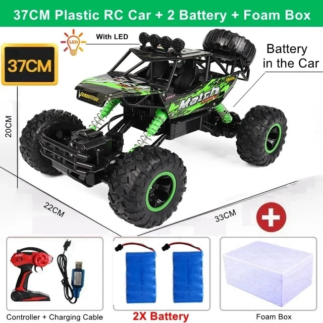 Oike RC Car Remote Control Climbing Vehicle Outdoor All Terrain 4X4 Off-road Trucks Rock Climber 4WD Buggy Racing Drift Cars Toy