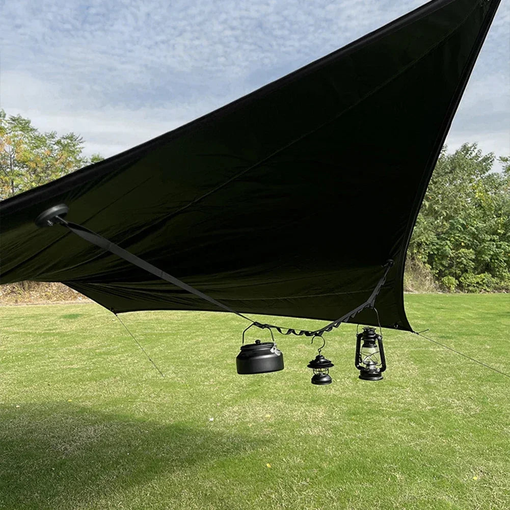 Outdoor Magnetic Tent Hook Portable Multi-purpose Tent Ceiling Buckle Clamp Suction Cup Camping Rope Retainer Kerosene Lamp Hook