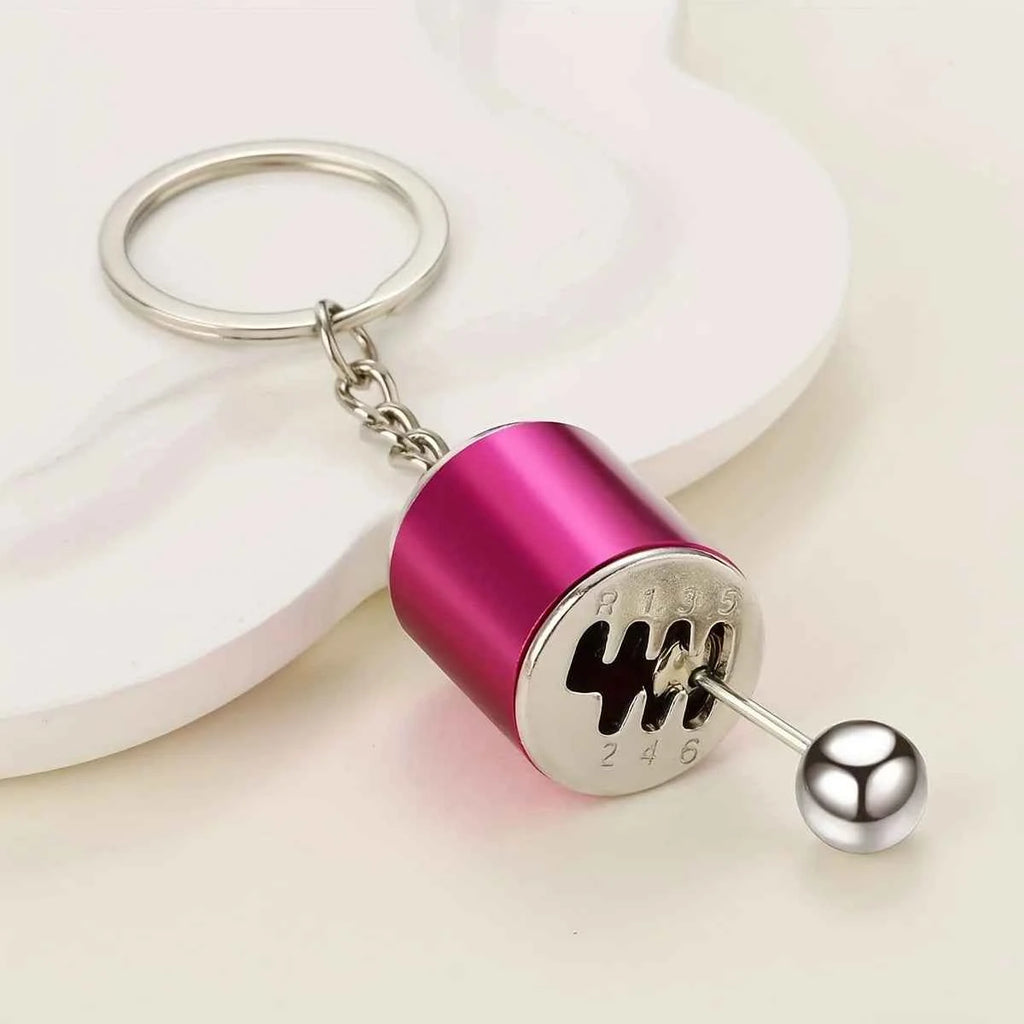 1 piece men's creative car modification shift keychain stress toys desk toy  anti anxiety stress reliever toys
