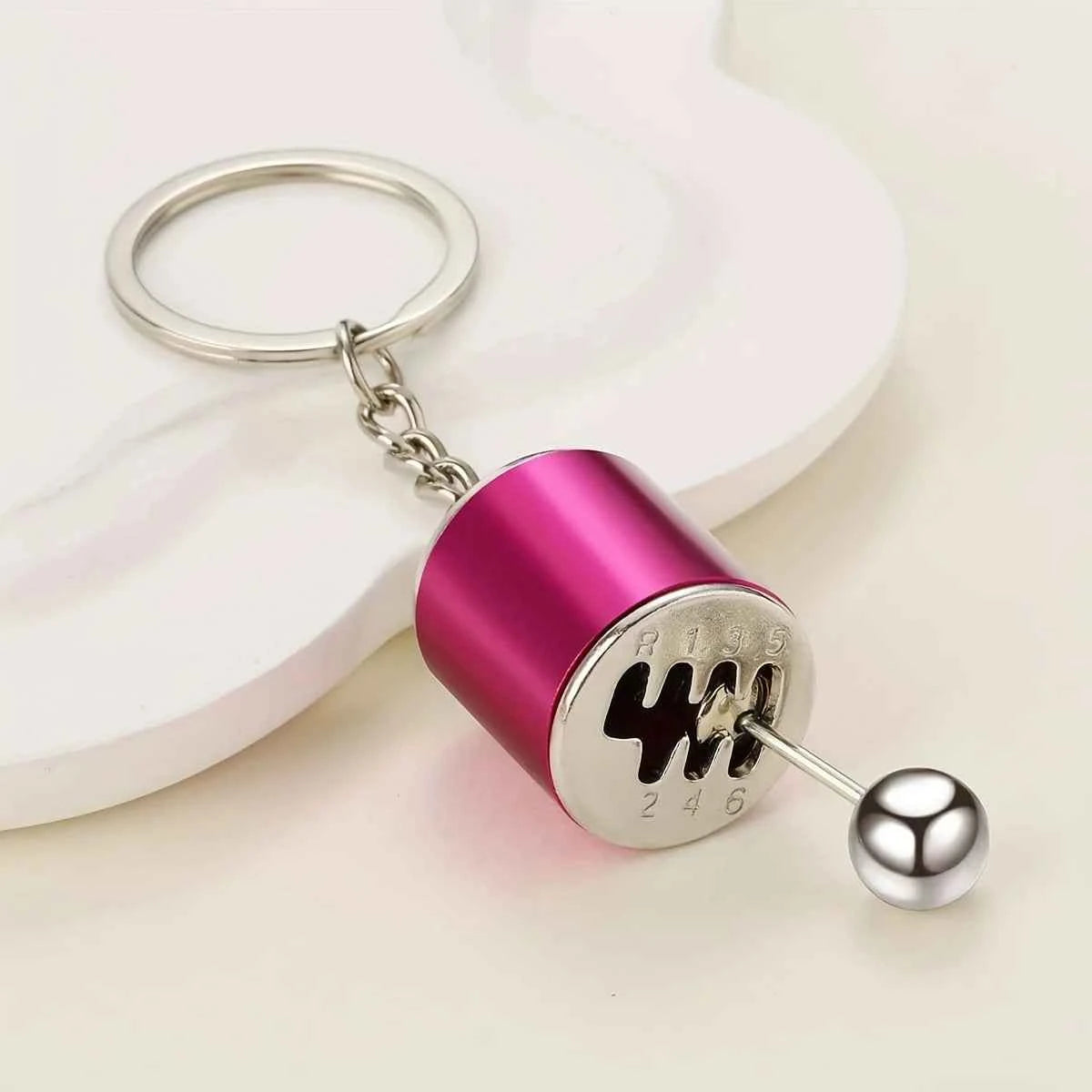 1 piece men's creative car modification shift keychain stress toys desk toy  anti anxiety stress reliever toys