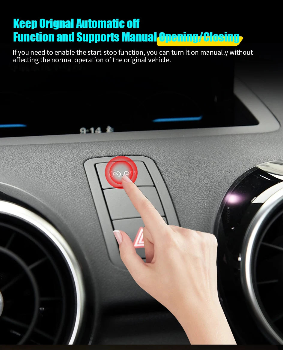 For AUDI A1 2011-2018 Car Automatic Stop Start Engine System Off Close Control Sensor Plug Smart Stop Cancel  Auto Accessorie