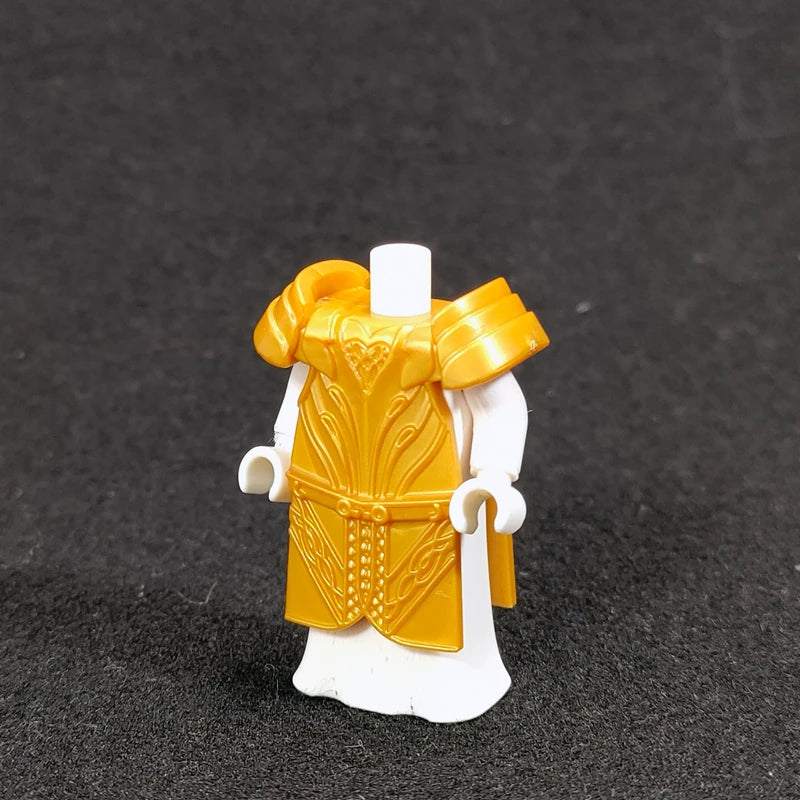 10PCS/SET Middle Ages Knights Elf  MOC  Shield Sword  Spear  For 4cm Mini Dolls  Building Blocks Brick Toys For Kid