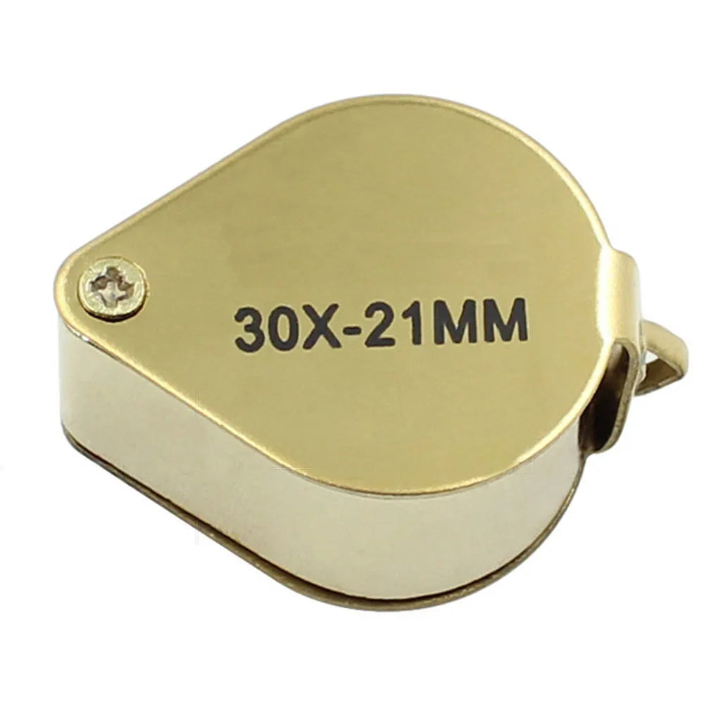 Pocket Jewelry Loupe Jewelers Diamond Eye Magnifying Glass Magnifier Metal Tools For Coins Gems Stamps Watches