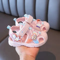Korean Style Summer Sandals For Girls 2025 Trend Fashion Children's Sport Sandals Hollow Out Breathable Kid's Sandals