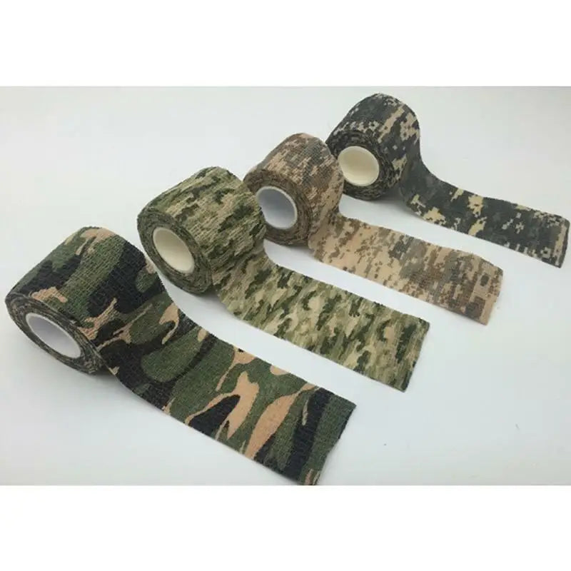 1pc Camouflage Invisible Tape Camo Form Reusable Self Cling Camo Hunting Rifle Fabric Tape Wrap Outdoor Camping Accessories