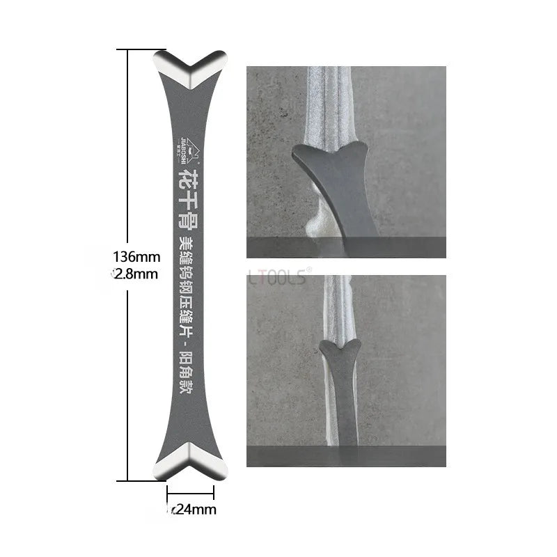 Tungsten Steel Beautiful Seam Stitching Tool Scraping Glue Tablet Pressing Ceramic Tile Beauty Suture Agent Construction Tools