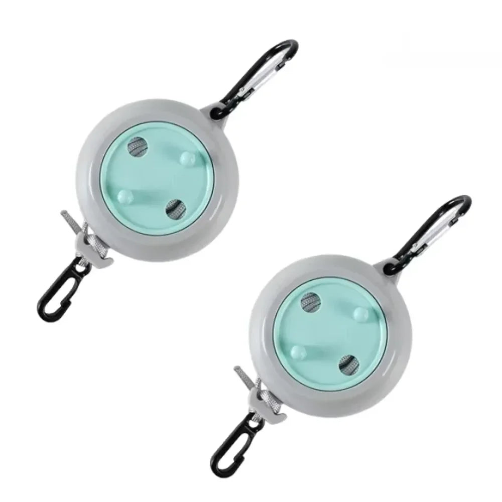 1/2pcs Clothesline Laundry Drying Rope Outdoor Clothes Line Windproof Anti-slip Retractable Cord for Hotel Camping accessories