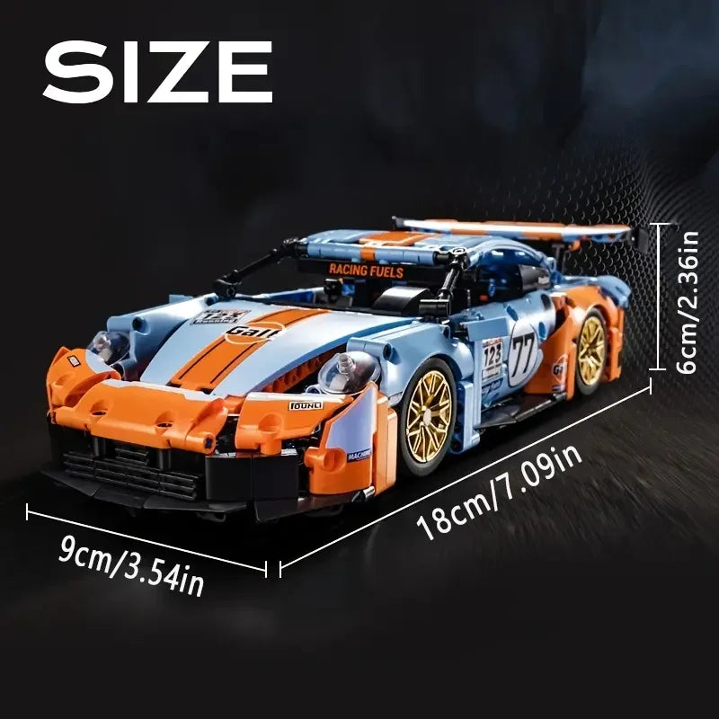 523pcs Building Blocks City Speed Car Festive Gift Giving Racing Vehicle with Super Racers Bricks Toys for Children Boy Gift
