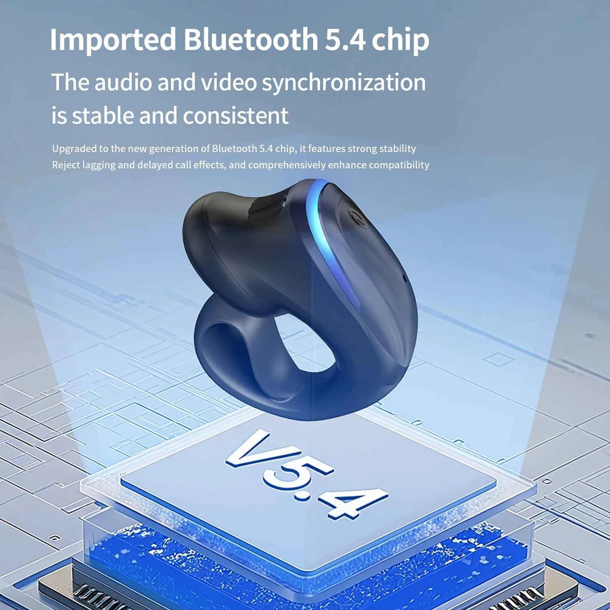 Bone Conduction Bluetooth 5.3 Single-Ear Sport Headset