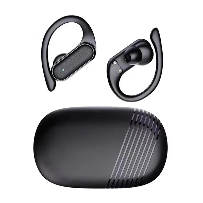 Black Color Bluetooth Wireless Earbuds With Mic – HD Sound & Touch