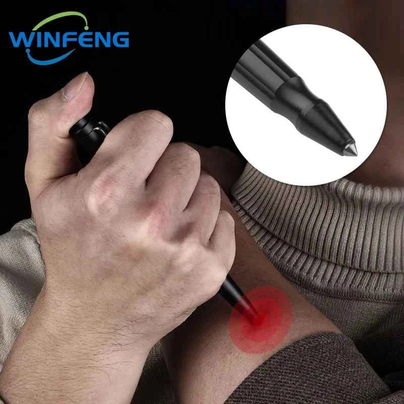 Self Defense Tactical Pen Security Protection EDC Tool Office Student BallPoint Pen Emergency Windows Breaker Survival Equipment