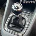 Pommeau de levier de vitesse 5/6 vitesses avec soufflet en cuir pour Volkswagen VW Golf 5 V MK5 MK6 Jetta R32 2004-2014, style voiture