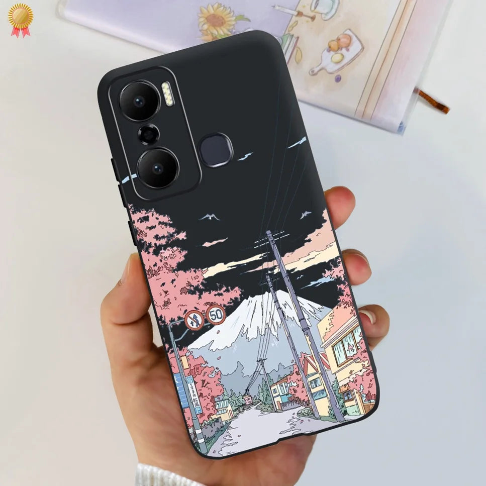For Infinix Hot 20 Play 20i 4G Case Cute Astronaut Clear TPU Silicone Bumper Cover For Infinix Hot 20 Play 20i Phone Case Funda