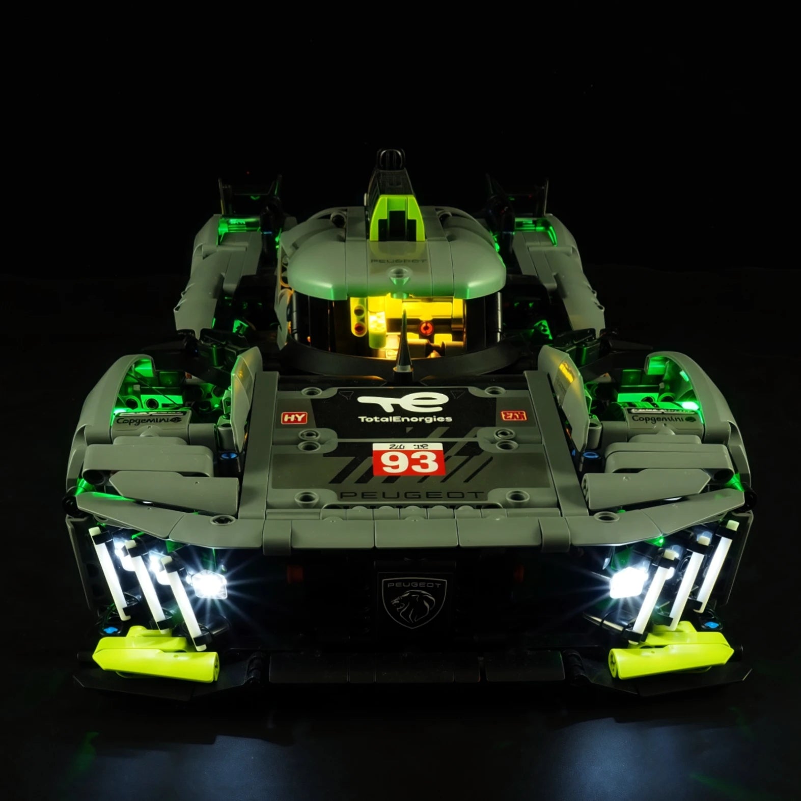 (Not Include Building Blocks ) LED Lights for Technic 42156 Peugeot 9X8 24H Le Mans Hybrid Hypercar Racing Car Decorative lights